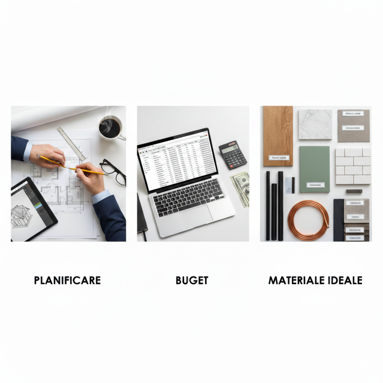 Ghid complet pentru renovări: planificare, buget, materiale ideale
